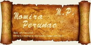 Momira Perunac vizit kartica
